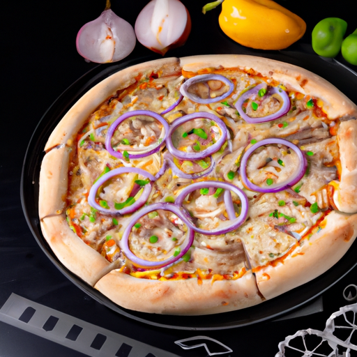 Pizza mit Thunfisch und Zwiebeln Rezept