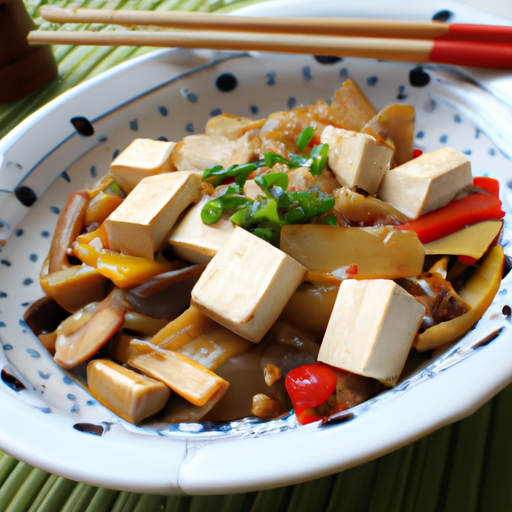 Veganes Chop Suey mit Tofu