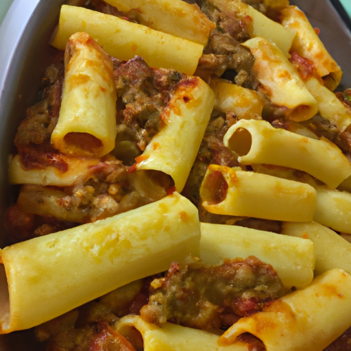 Rigatoni Bolognese al forno