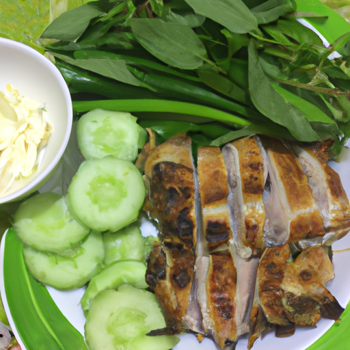 Bun Ga Nuong - leckeres vietnamesisches Hühnchen-Rezept
