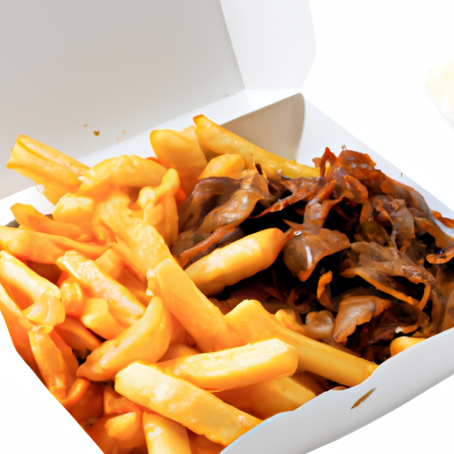 Döner-Box mit Pommes frites