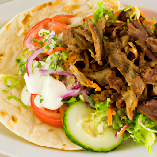 Döner-Teller mit Salat