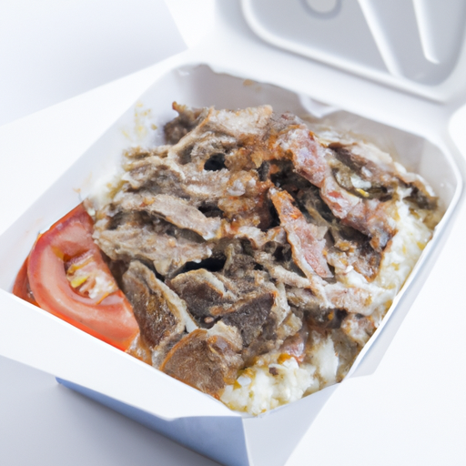 Döner Box mit Reis