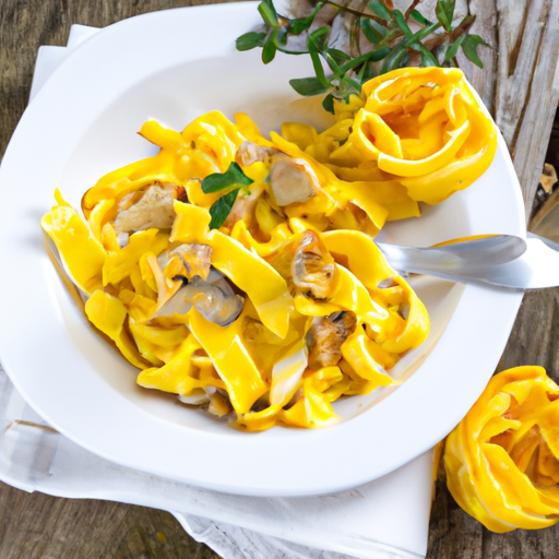 Tagliatelle mit Pfifferlingen