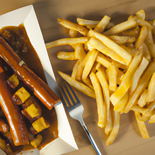 Currywurst Pommes frites