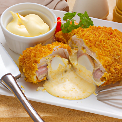 Cordon Bleu mit Rahmsauce