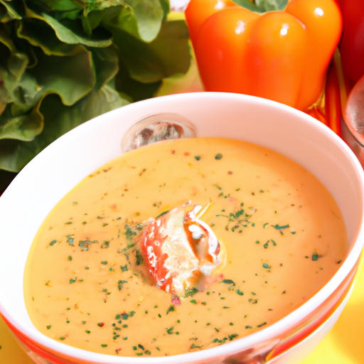 Köstliche Krabbensuppe