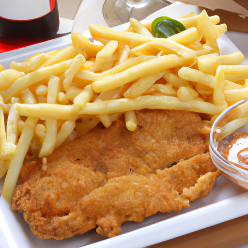 Hähnchenschnitzel mit Pommes Frites Rezept