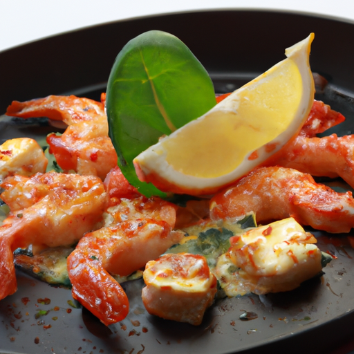 Garnelen Saganaki