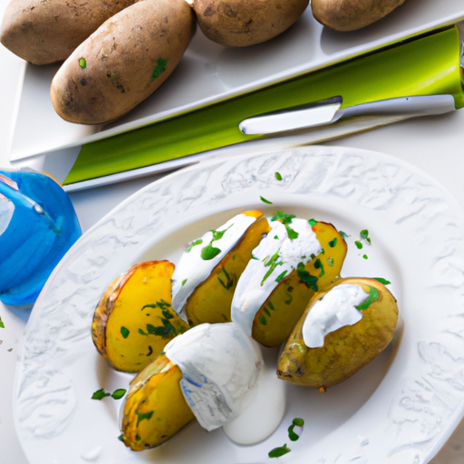 Folienkartoffel mit Tzatziki Rezept