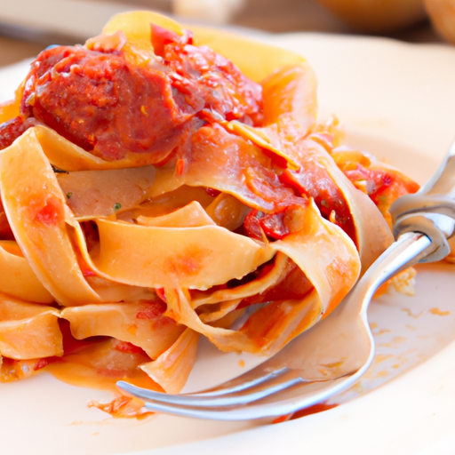 Tagliatelle Amatriciana