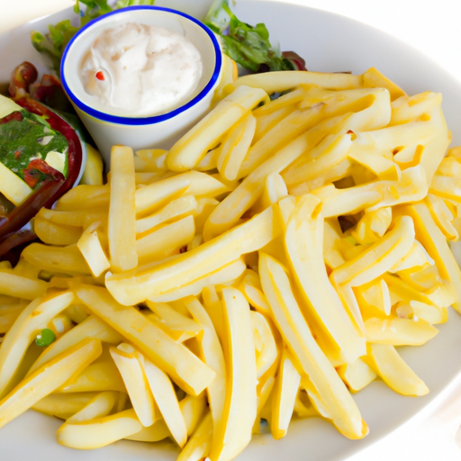 Drehspieß-Teller mit Pommes frites Rezept