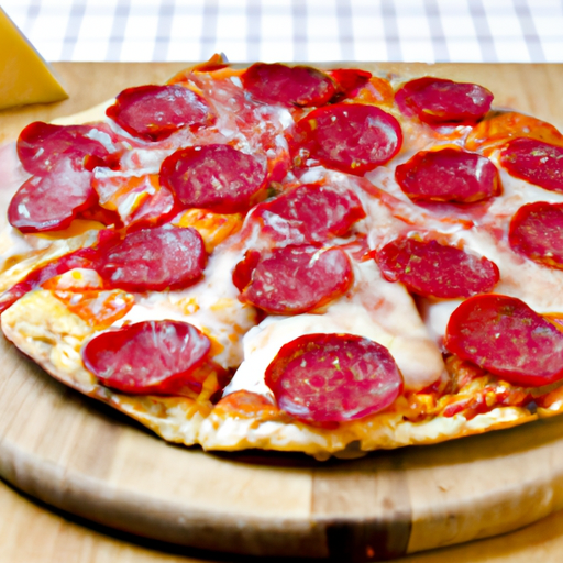 Pizza Salami-Peperoni Rezept