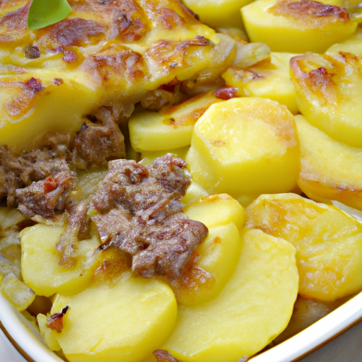 Bratkartoffel-Hackfleisch Auflauf Rezept