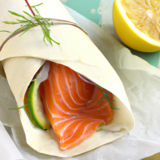 Lachs Wrap