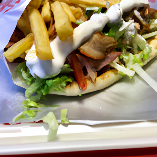 Überbackenes Gyros Hawaii