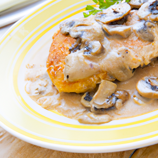 Cordon Bleu mit Champignonsauce