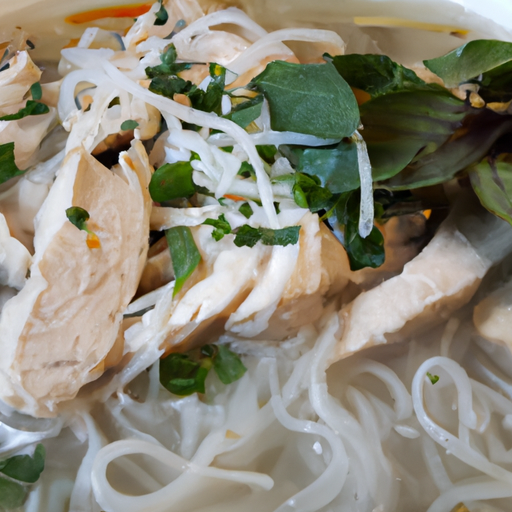 Pho mit Hühnerfleisch Rezept