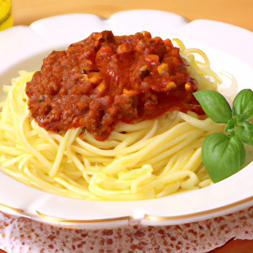 Spaghetti mit Bolognesesauce Rezept