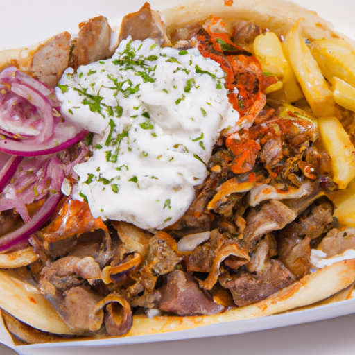 Gyros Teller Komplett