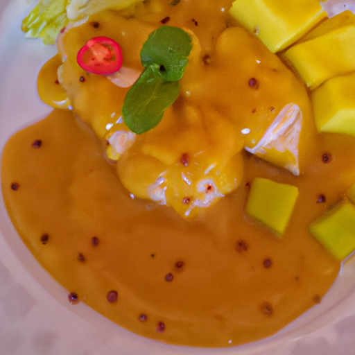 Hühnerfleisch mit Mangosauce Rezept