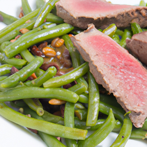 Lammfleisch mit grünen Bohnen