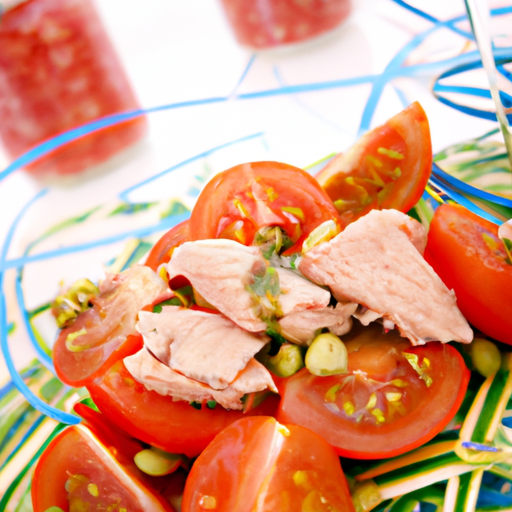 Tomaten-Thunfischsalat