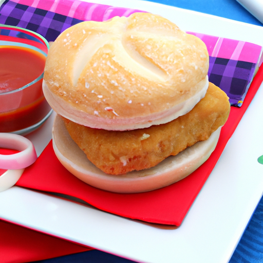 Chicken-Nugget Burger Rezept