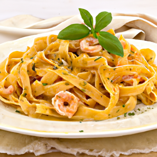 Tagliatelle al Gamberetti Rezept