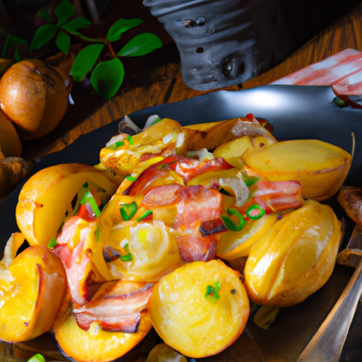 Bratkartoffeln mit Speck und Zwiebeln