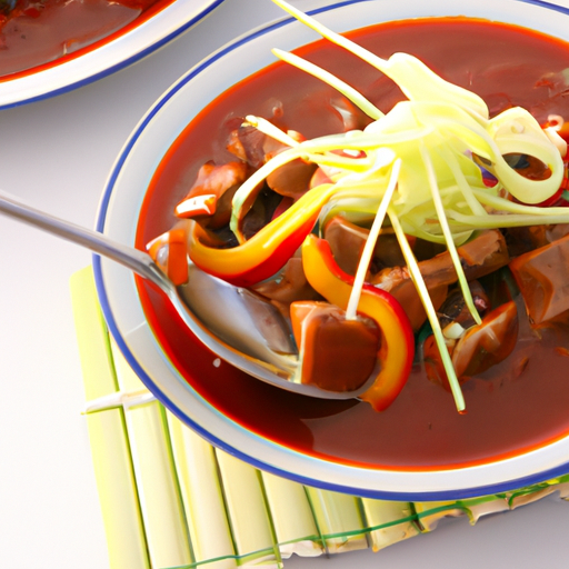 Peking-Gulaschsuppe