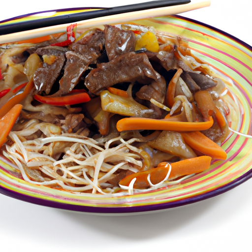 Rindfleisch mit Chop Suey