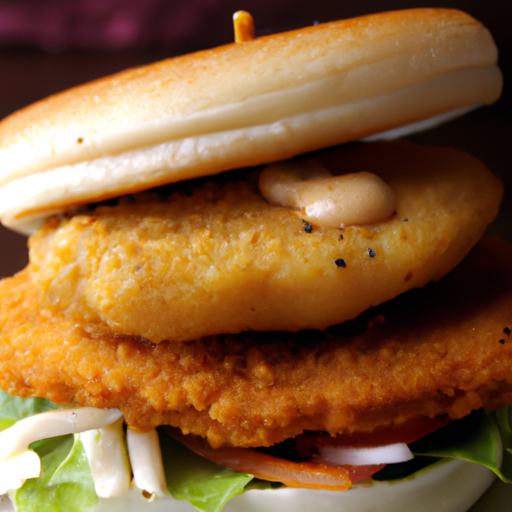 Crispy Chicken-Cheeseburger