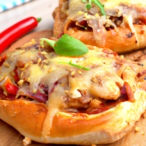 Pizzabrötchen mit Hackfleisch