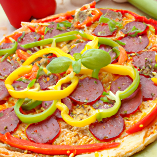 Pizza Salami-Paprika