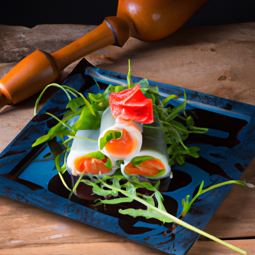 Lachs Rucola Maki Rezept