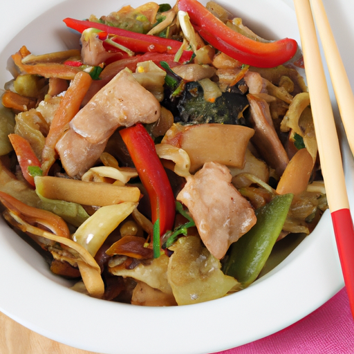 Chop Suey mit Schweinefleisch