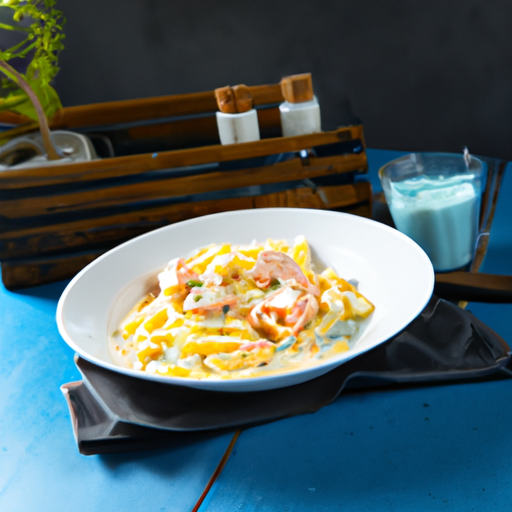 Pasta mit Lachs und Sahnesauce Rezept