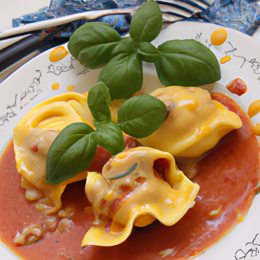 Tortellini mit Sahnesauce