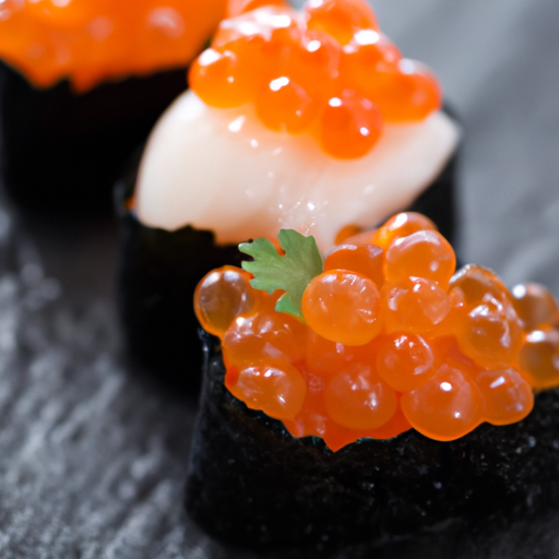 Lachskaviar Nigiri Rezept