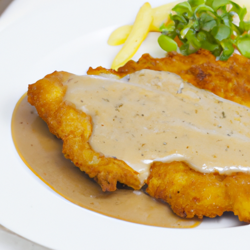 Schweineschnitzel mit Rahmsauce Rezept