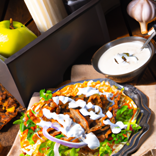 Gyros mit Krautsalat und Tzatziki Rezept