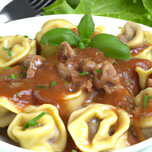 Tortellini mit Fleischsauce Rezept