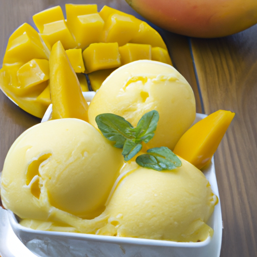 Mango Eis Rezept