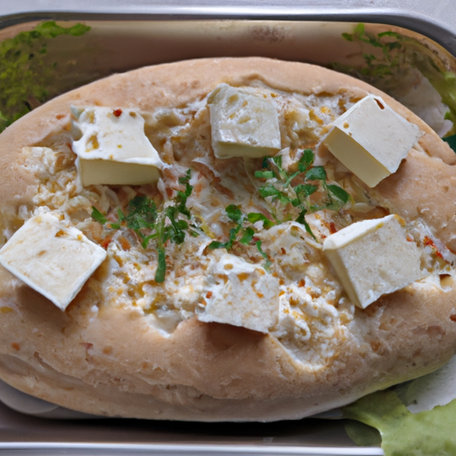 Pizzabrot mit Kräuterbutter und Käse Rezept