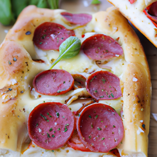 Pide mit Salami und Käse Rezept