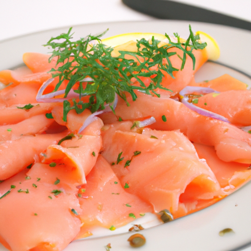 Lachscarpaccio