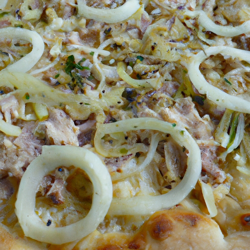 Pizza Thunfisch, Zwiebeln Rezept