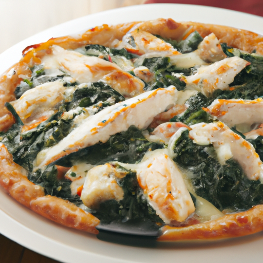 Pizza Chicken Florentine