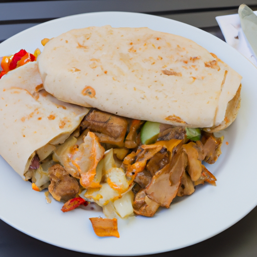 Lahmacun mit Salat und Tzatziki Rezept Lahmacun mit Salat und Tzatziki Rezept